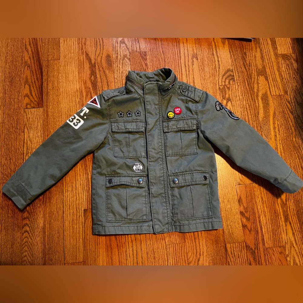 H&M boy parka jacket size 5-6